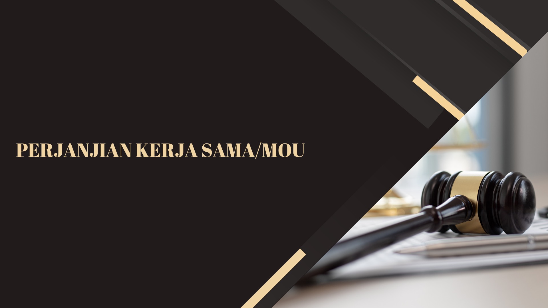 Perjanjian Kerja Sama Antara Komunitas KKI Warsi dan Pemerintah Kecamatan Bahau Hulu